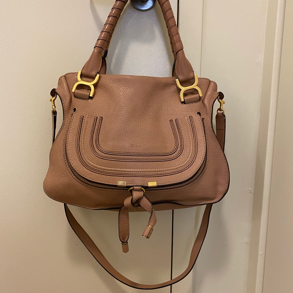 Chloe Medium Leather Marcie Bag